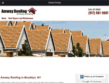 Tablet Screenshot of brooklynroofingandwaterproofing.com